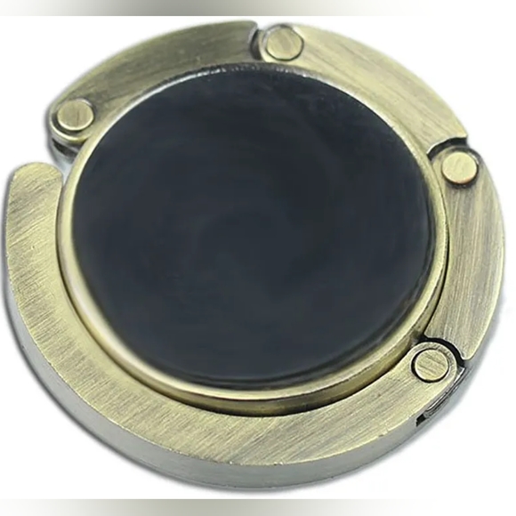 Set of 3 Foldable Purse Hooks with Beautiful 3D Flower Designs - Picture 6 of 6